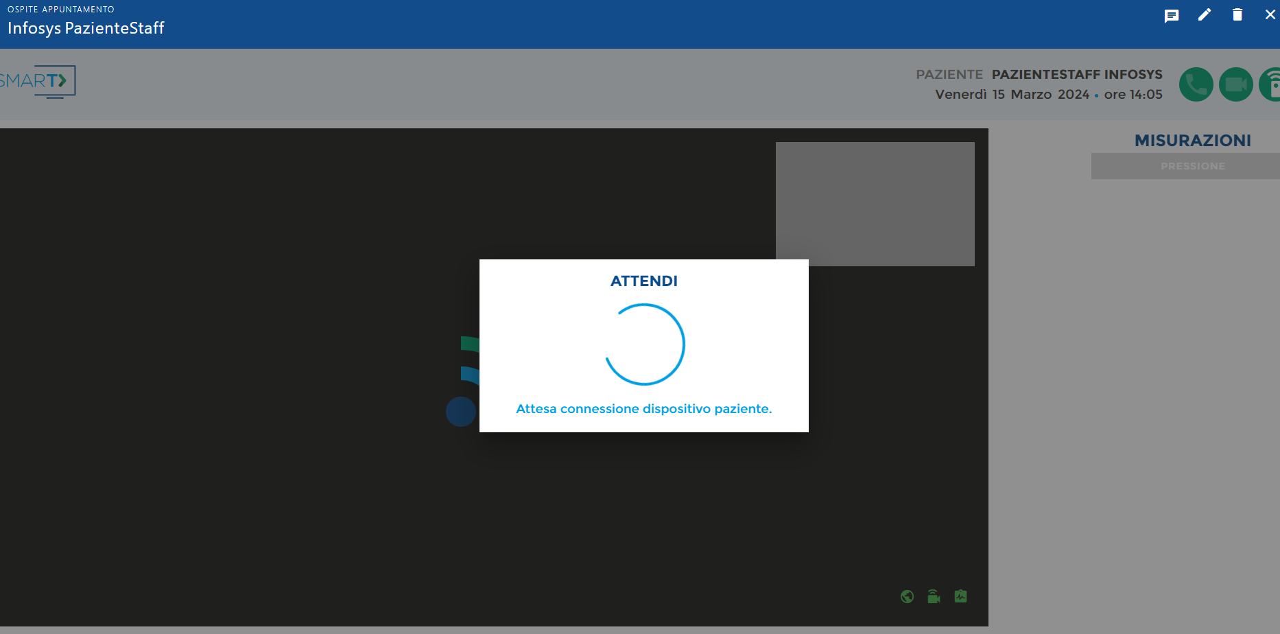 Icone connessione Ospite da interfaccia Operatore