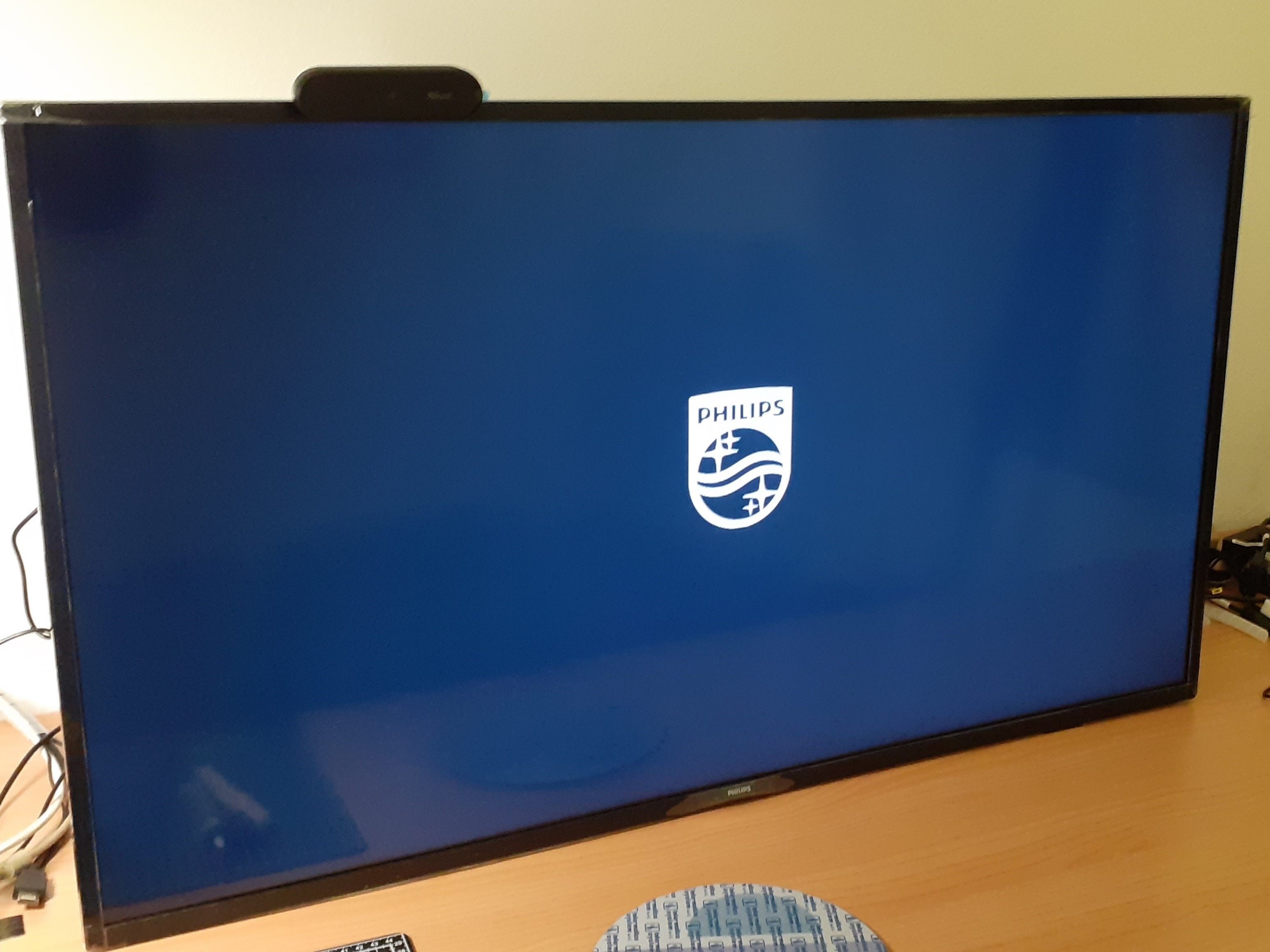Schermata con logo Philips